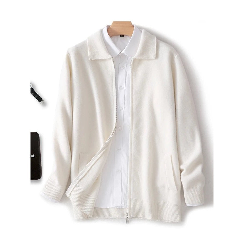 Merino wool autumn cardigan
