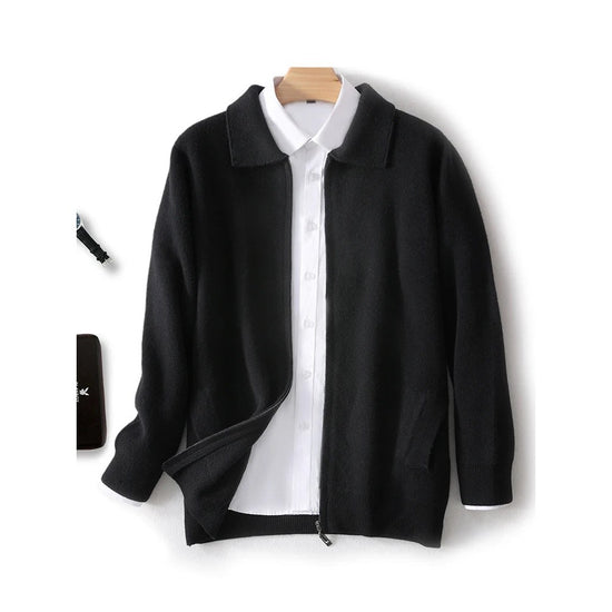 Merino wool autumn cardigan