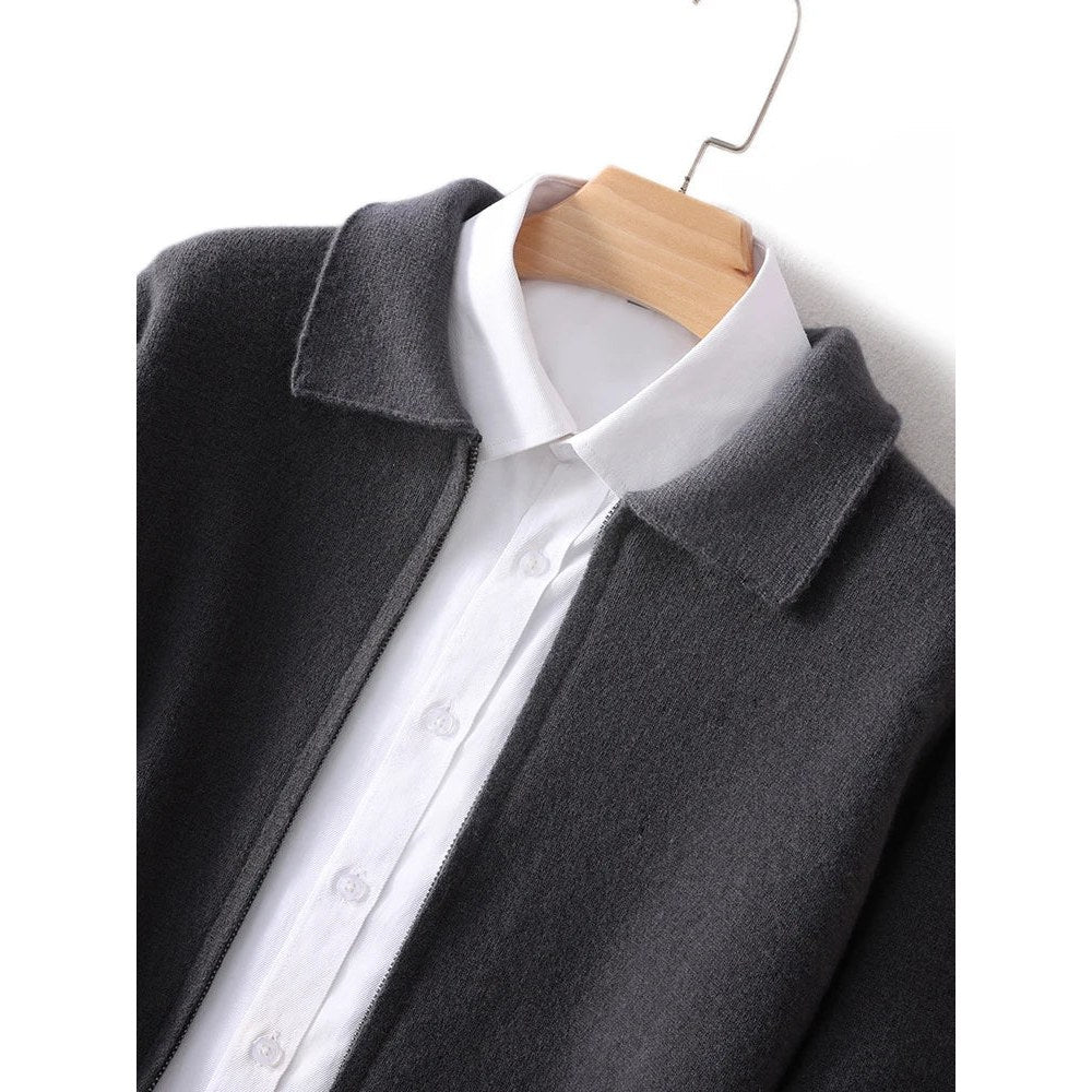 Merino wool autumn cardigan