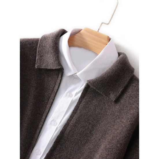 Merino wool autumn cardigan