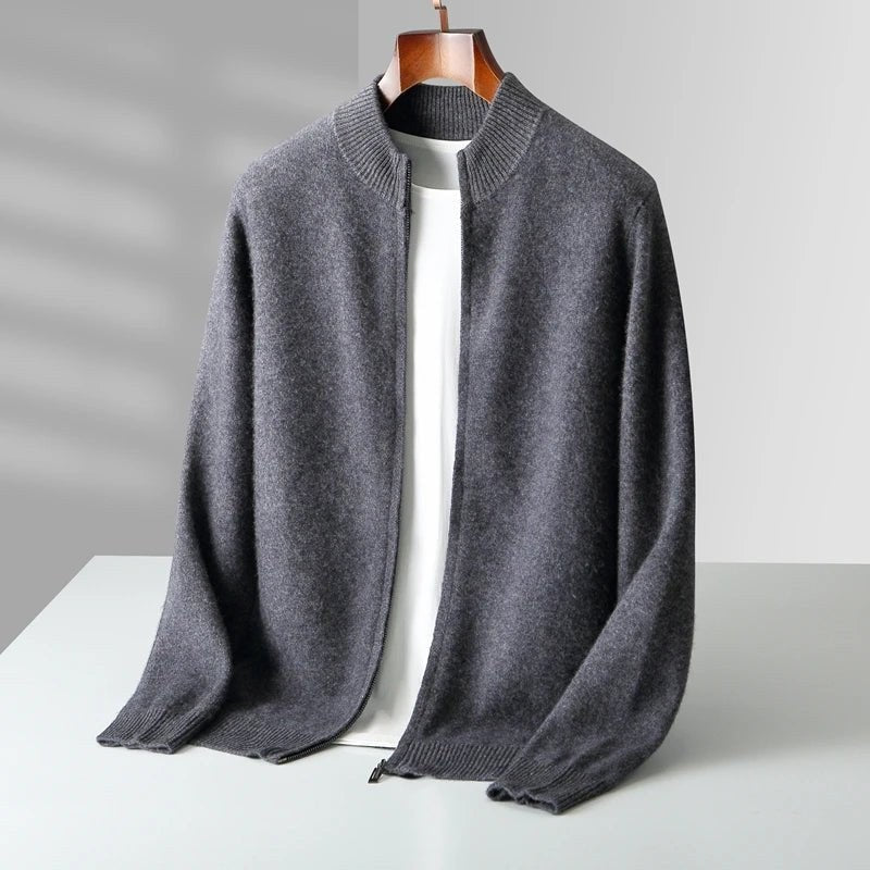 Merino wool elegant cardigan