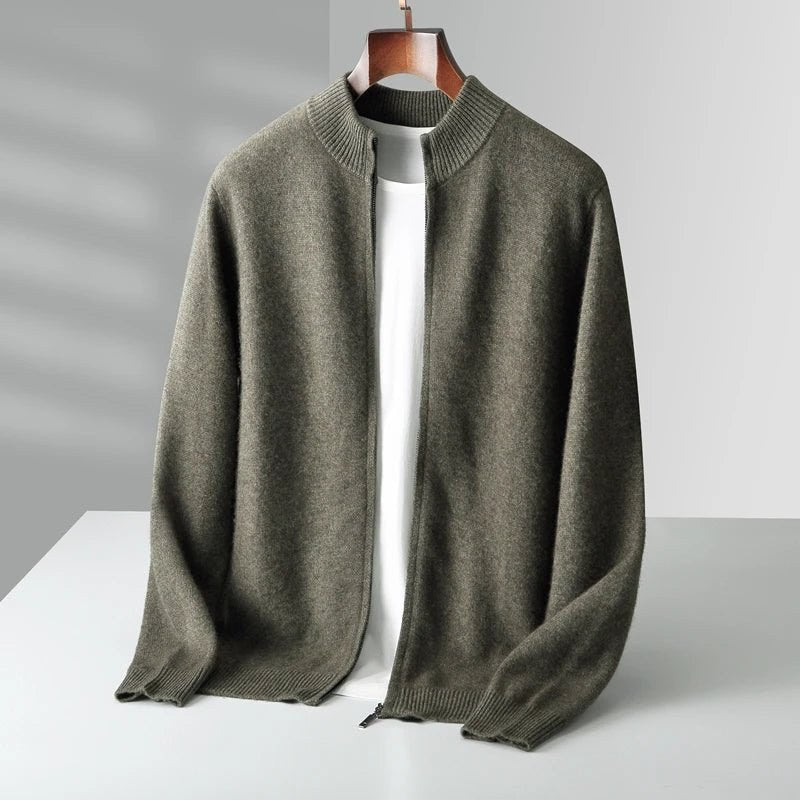 Merino wool elegant cardigan