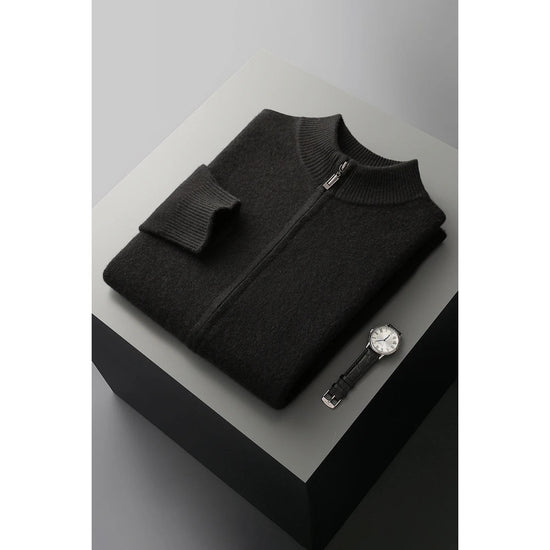 Merino wool elegant cardigan