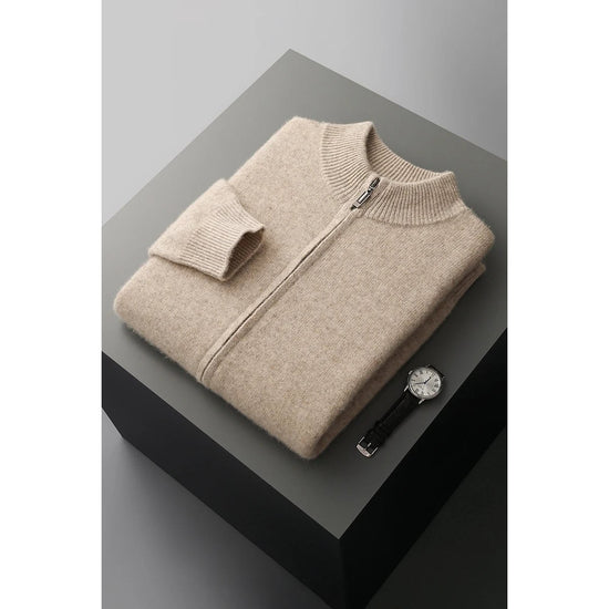 Merino wool elegant cardigan