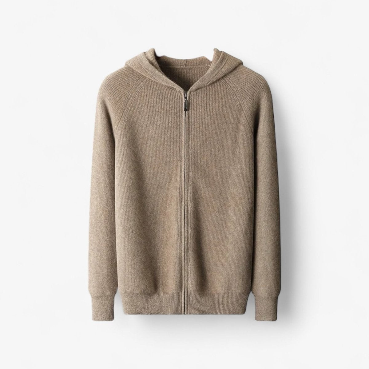 Merino wool hooded sweater