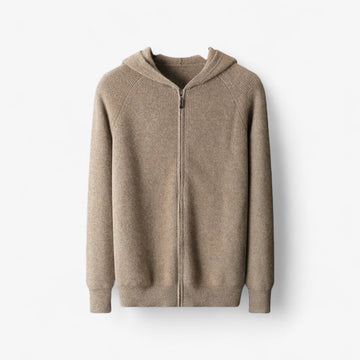Merino wool hooded sweater