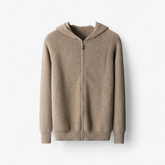 Merino wool hooded sweater