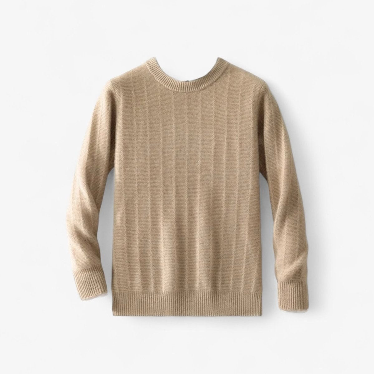 Merino wool o-neck sweater