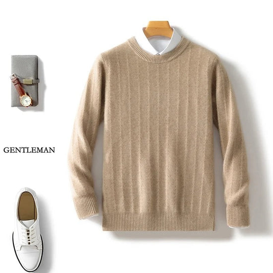 Merino wool o-neck sweater