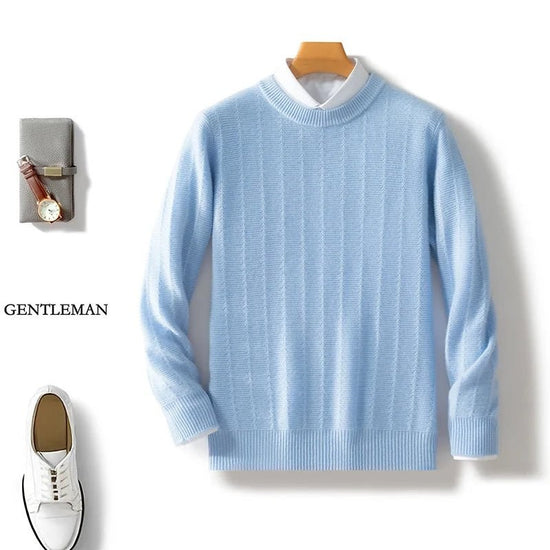 Merino wool o-neck sweater