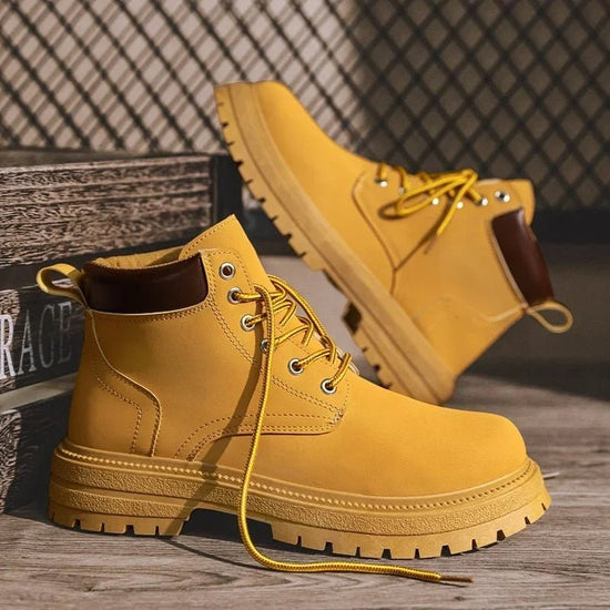 Military suede winter boots