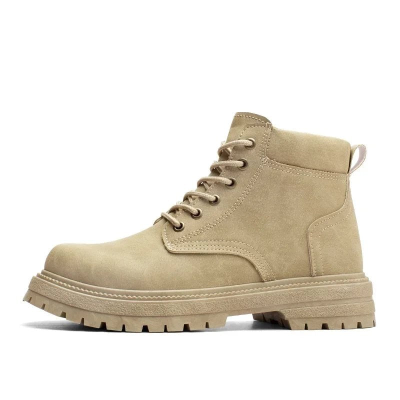 Military suede winter boots