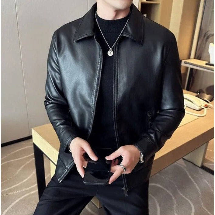 MOTO black leather jacket