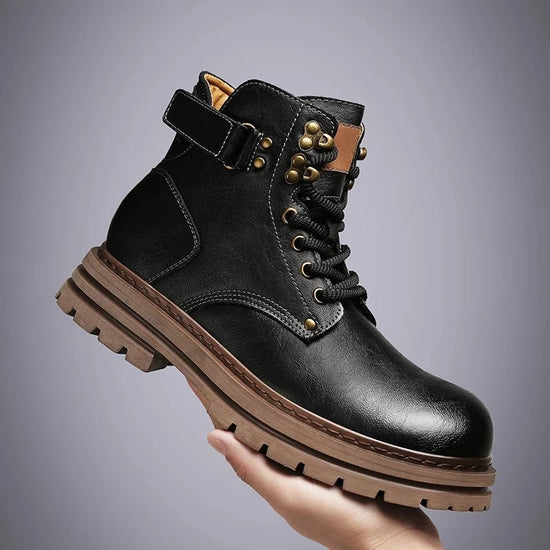Motorcycle genuine leather casual boots