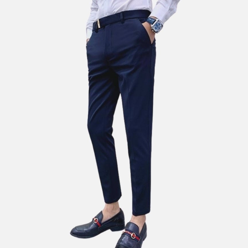 Navy Blue Casual Pants