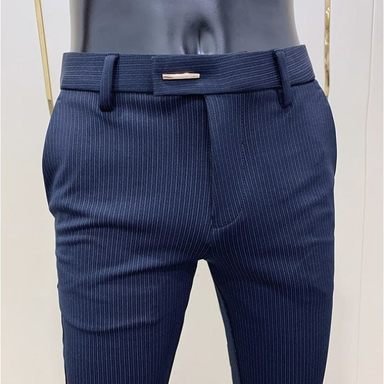 Navy Blue Casual Pants