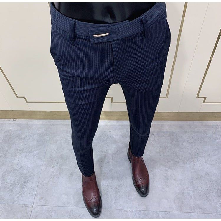 Navy Blue Casual Pants