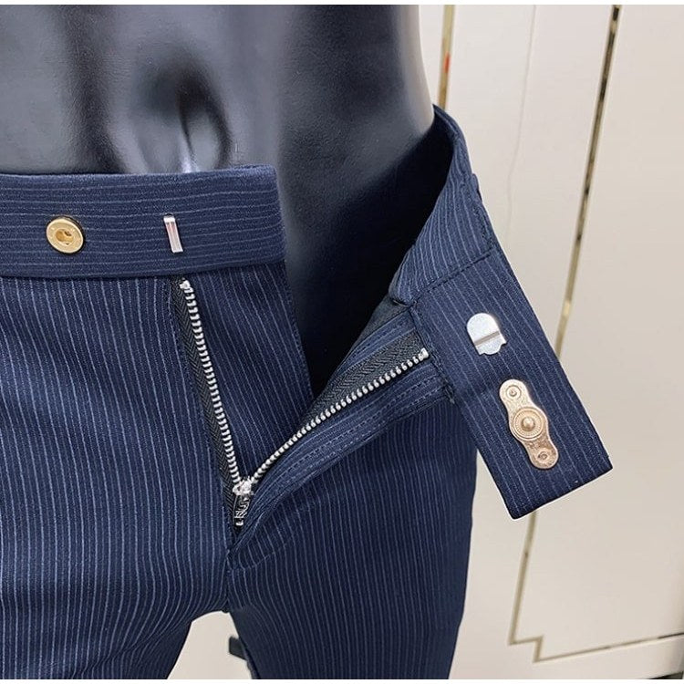 Navy Blue Casual Pants