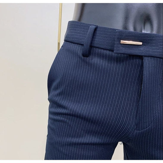 Navy Blue Casual Pants