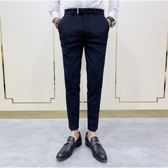 Navy Blue Casual Pants