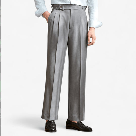 Non-ironing wide leg high-waist elegant pants