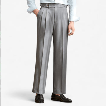Non-ironing wide leg high-waist elegant pants