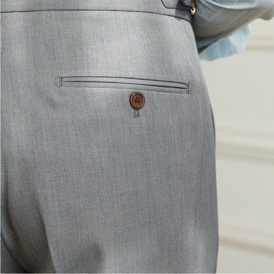 Non-ironing wide leg high-waist elegant pants