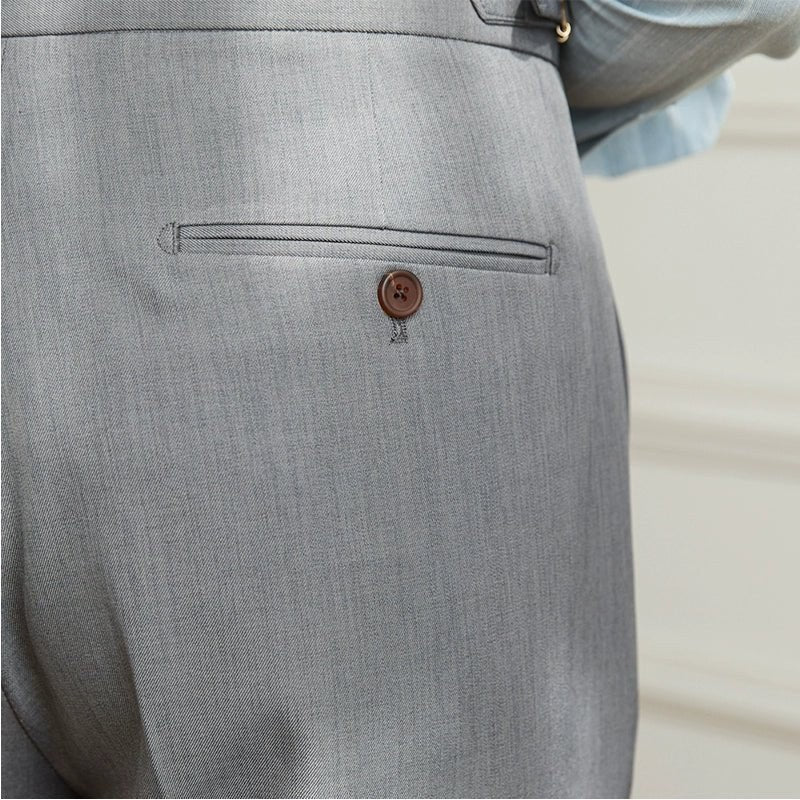 Non-ironing wide leg high-waist elegant pants
