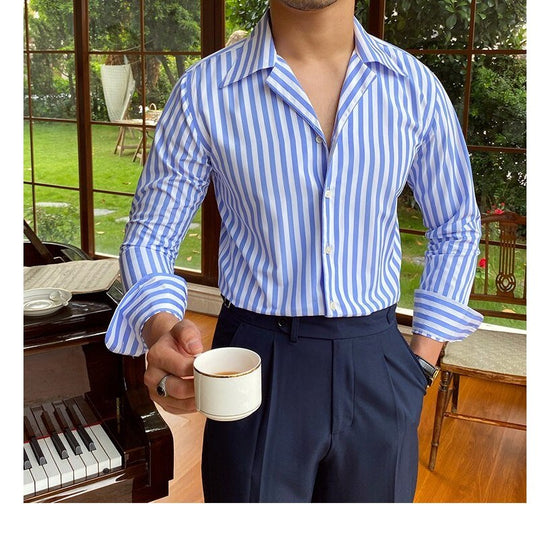 Office Formal Striped Shirt