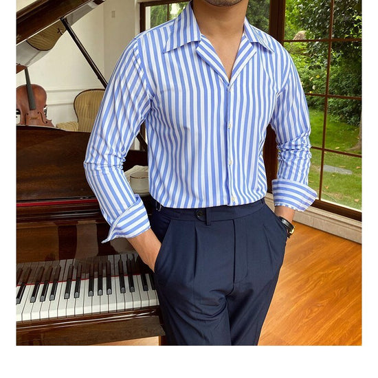 Office Formal Striped Shirt