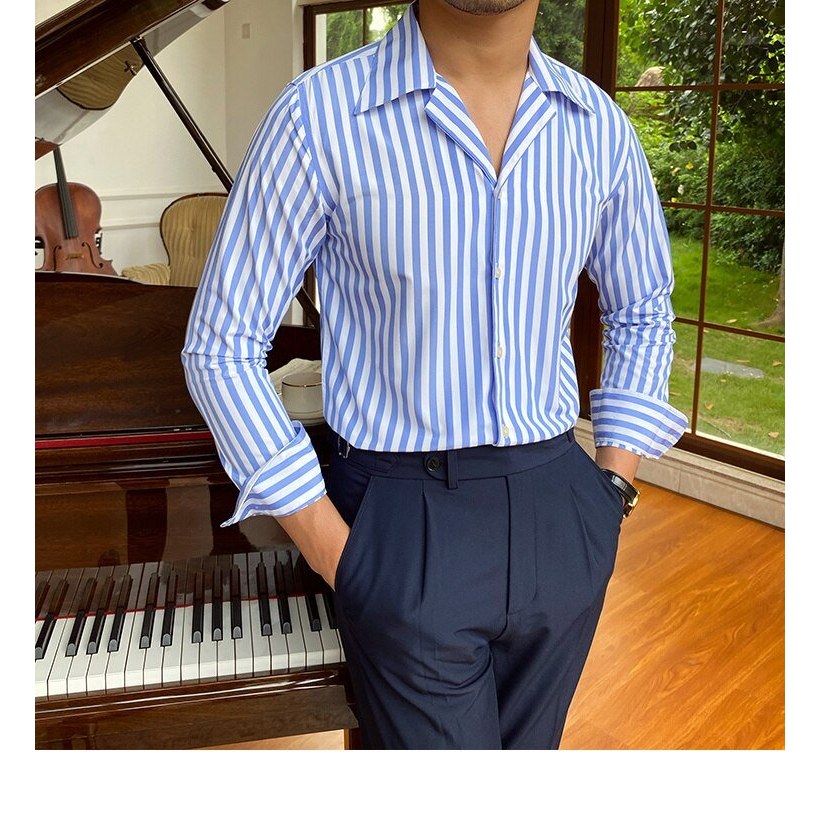 Office Formal Striped Shirt