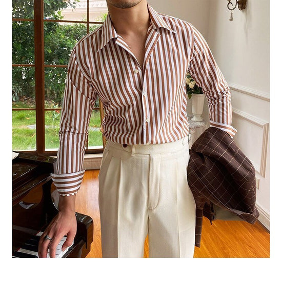 Office Formal Striped Shirt