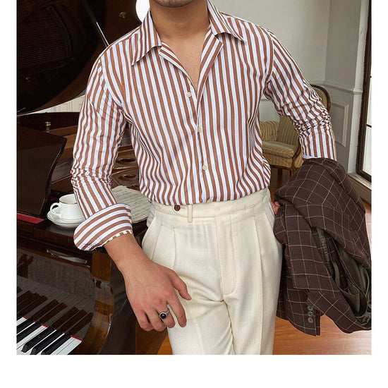 Office Formal Striped Shirt