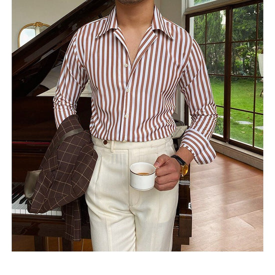 Office Formal Striped Shirt