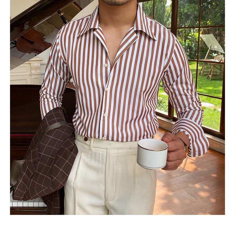 Office Formal Striped Shirt