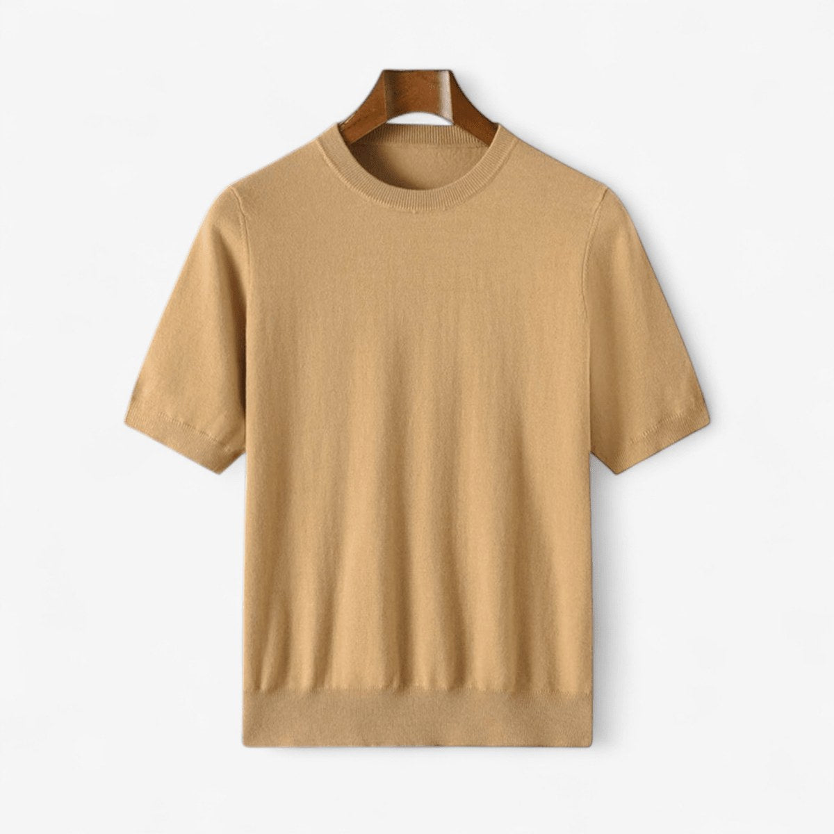 Old money merino wool t-shirt