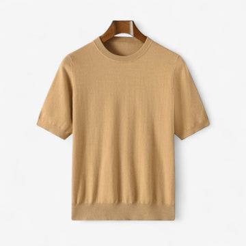 Old money merino wool t-shirt
