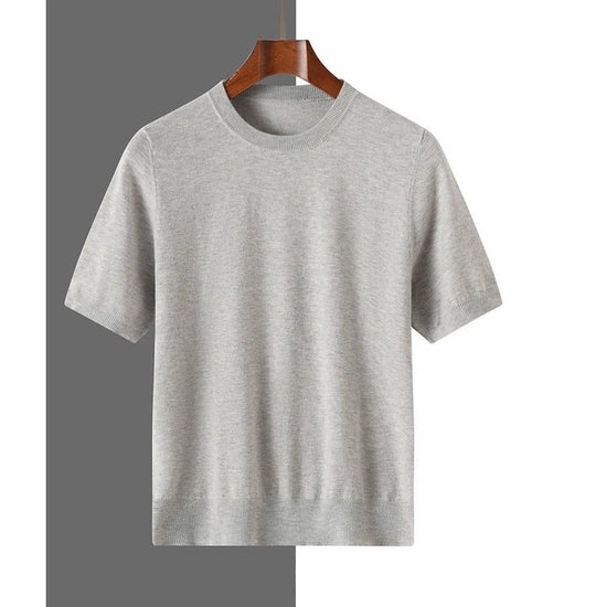 Old money merino wool t-shirt