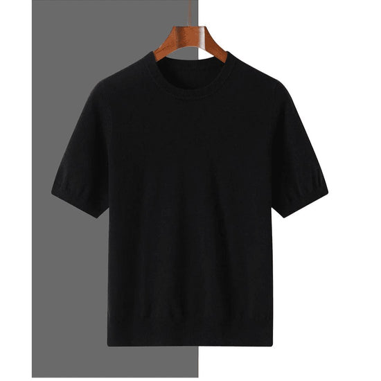Old money merino wool t-shirt