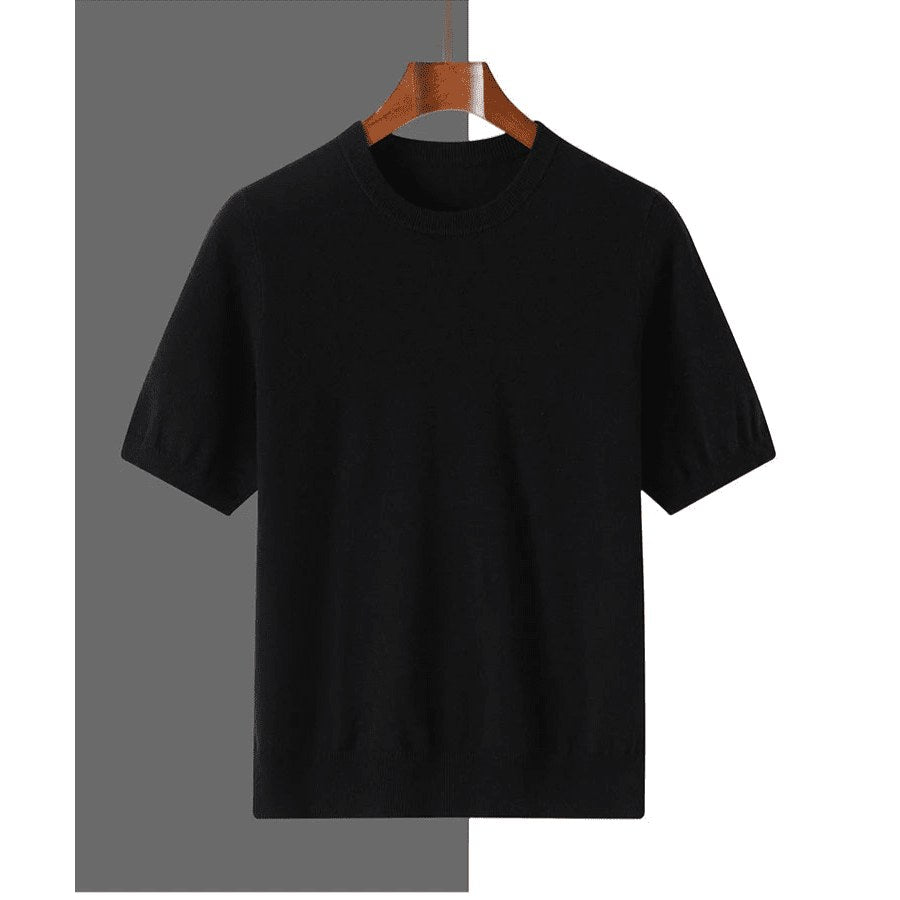 Old money merino wool t-shirt
