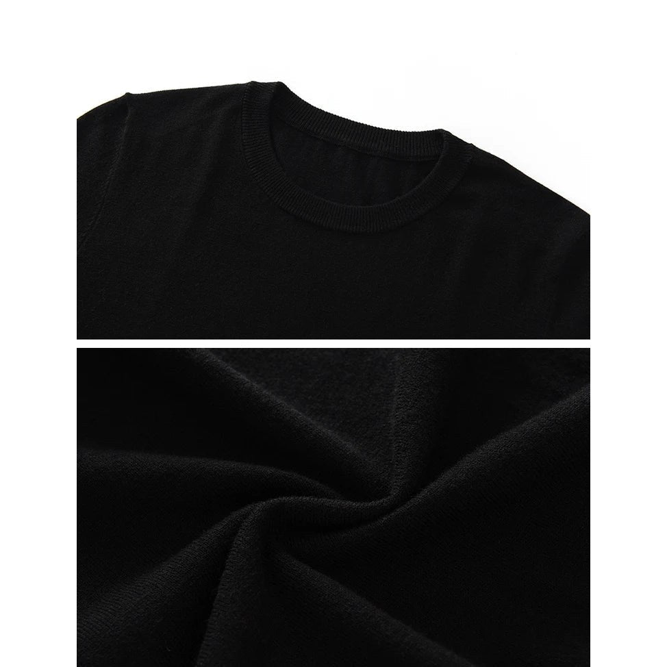 Old money merino wool t-shirt