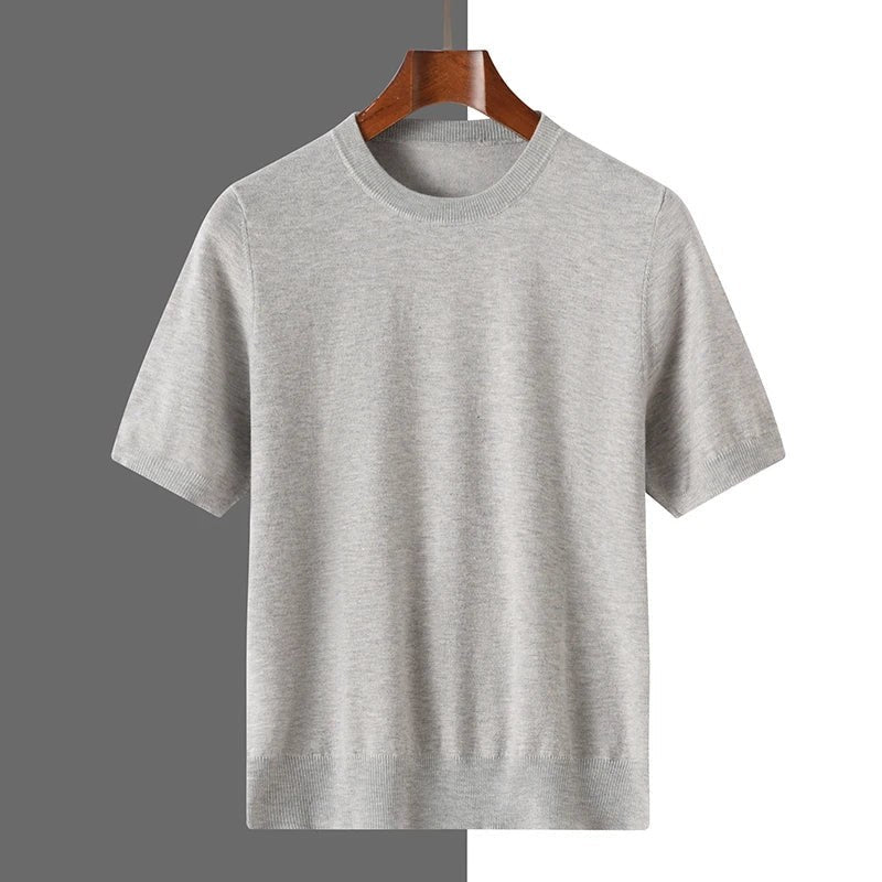Old money merino wool t-shirt