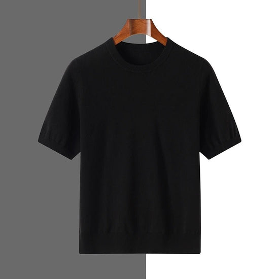 Old money merino wool t-shirt
