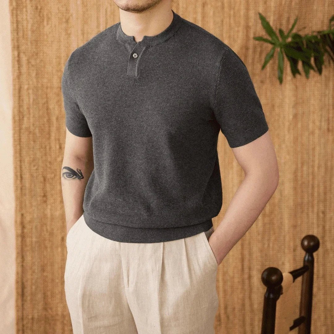 Old money smart casual polo shirt