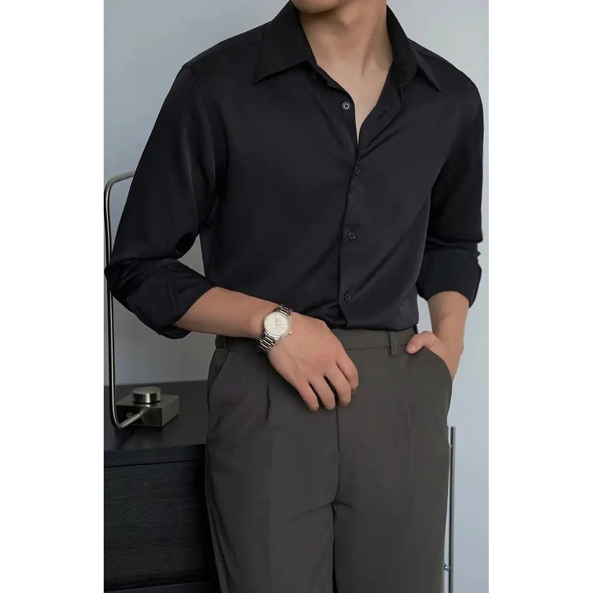 Oversized Korean shirt autumn fashion