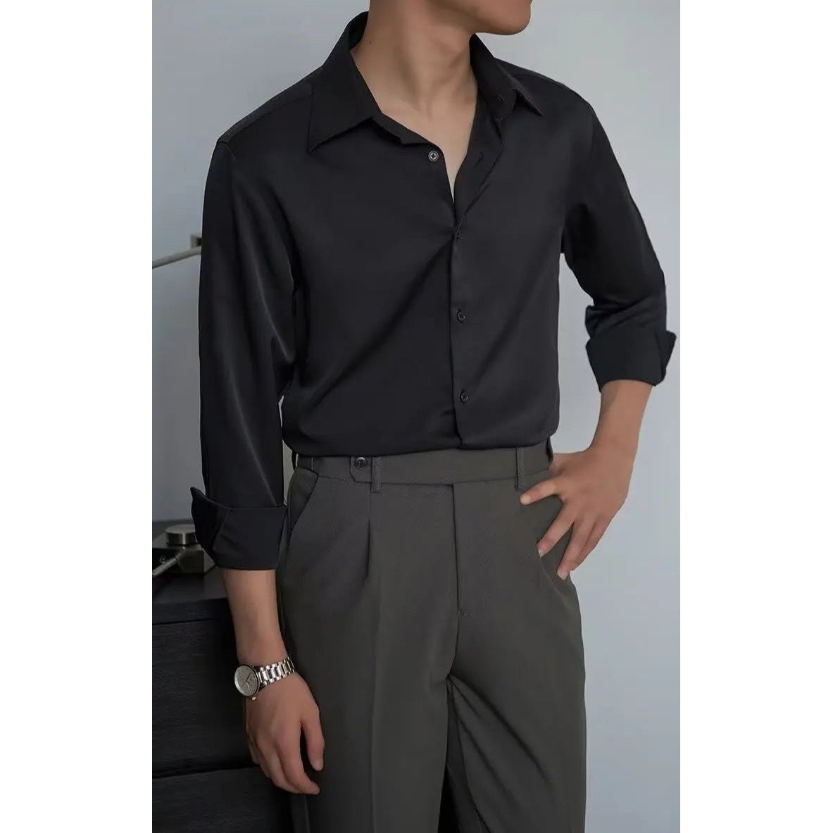 Oversized Korean shirt autumn fashion