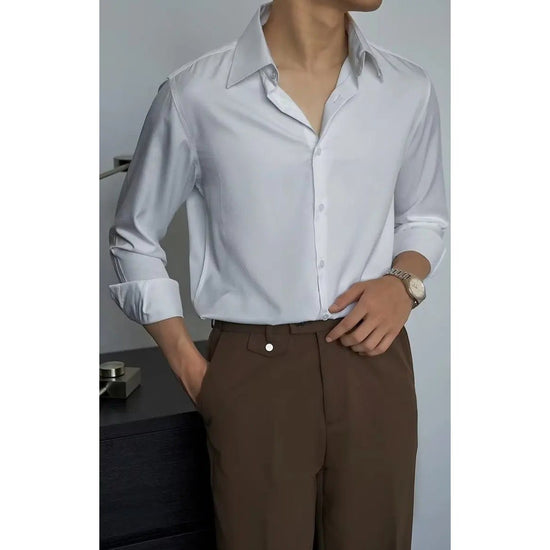 Oversized Korean shirt autumn fashion