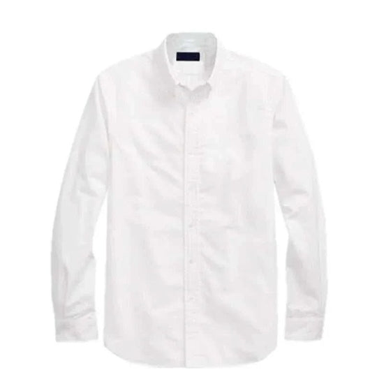Oxford business casual long sleeve cotton shirt
