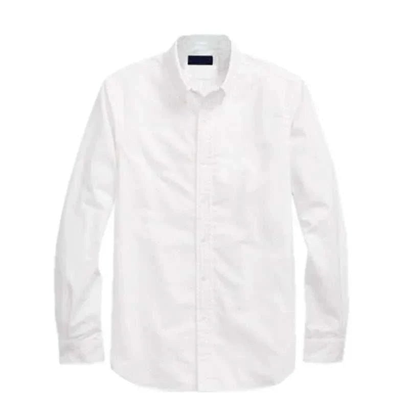 Oxford business casual long sleeve cotton shirt