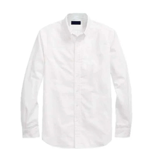 Oxford business casual long sleeve cotton shirt
